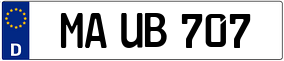 Truck License Plate